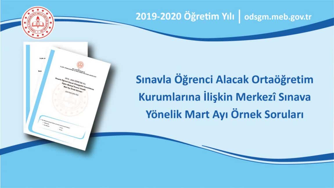 2020 LGS Mart Ayı Örnek Soruları